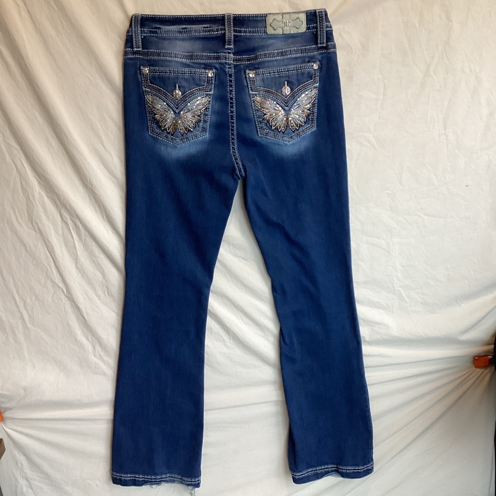 Miss me mid rise Boy cut jeans butterfly embellished - Picture 10 of 11